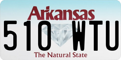 AR license plate 510WTU