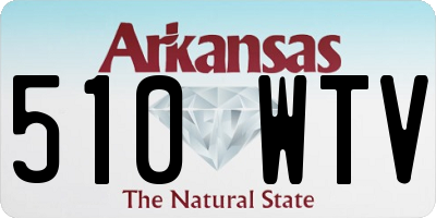 AR license plate 510WTV
