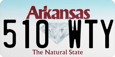 AR license plate 510WTY