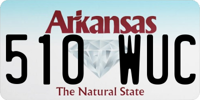 AR license plate 510WUC