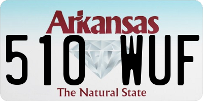 AR license plate 510WUF