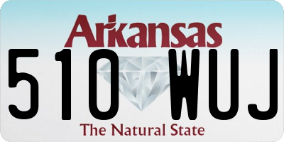 AR license plate 510WUJ