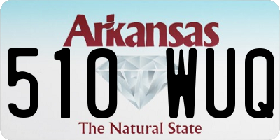 AR license plate 510WUQ