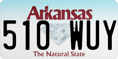 AR license plate 510WUY