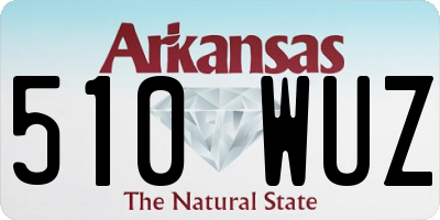 AR license plate 510WUZ