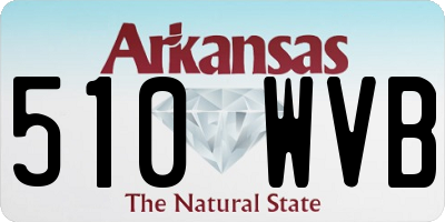 AR license plate 510WVB