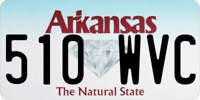 AR license plate 510WVC