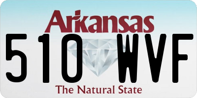AR license plate 510WVF