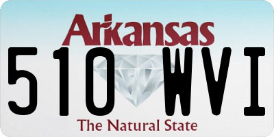 AR license plate 510WVI