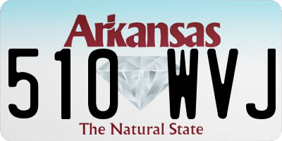 AR license plate 510WVJ