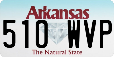 AR license plate 510WVP