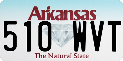 AR license plate 510WVT