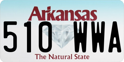 AR license plate 510WWA