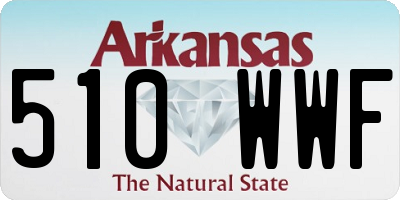 AR license plate 510WWF