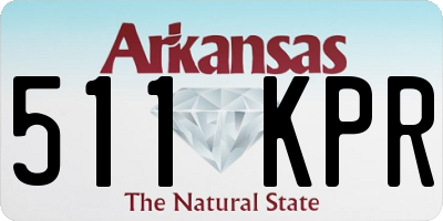 AR license plate 511KPR