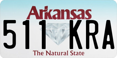 AR license plate 511KRA