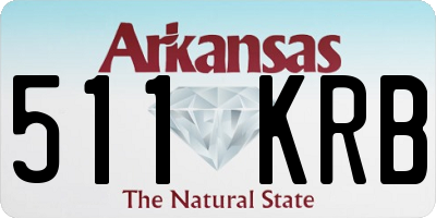AR license plate 511KRB