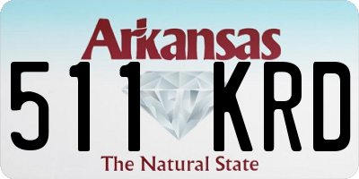 AR license plate 511KRD