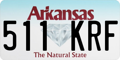AR license plate 511KRF