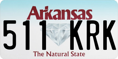 AR license plate 511KRK