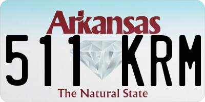 AR license plate 511KRM