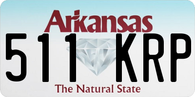AR license plate 511KRP