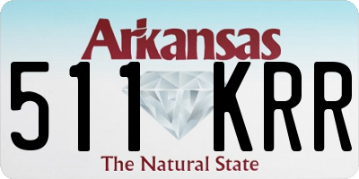 AR license plate 511KRR