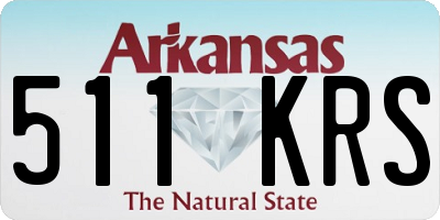 AR license plate 511KRS
