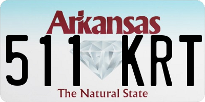 AR license plate 511KRT