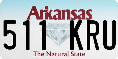 AR license plate 511KRU