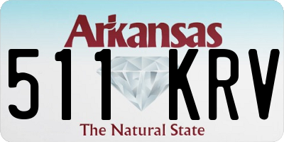 AR license plate 511KRV