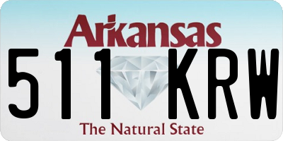 AR license plate 511KRW