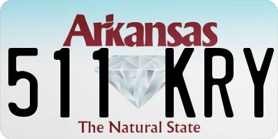 AR license plate 511KRY
