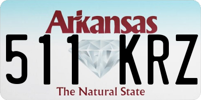 AR license plate 511KRZ