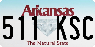 AR license plate 511KSC