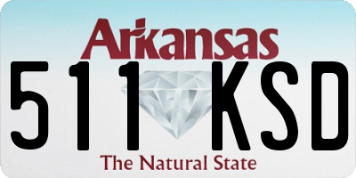 AR license plate 511KSD
