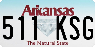 AR license plate 511KSG