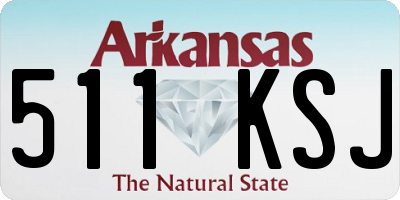 AR license plate 511KSJ