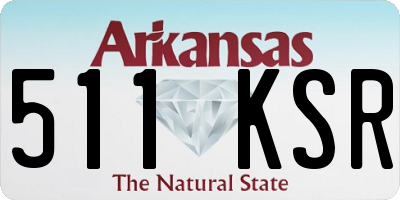AR license plate 511KSR
