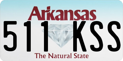 AR license plate 511KSS