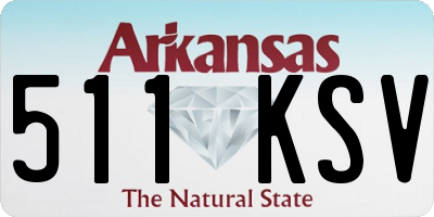 AR license plate 511KSV