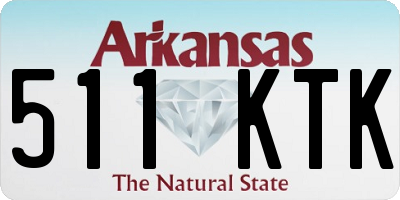 AR license plate 511KTK