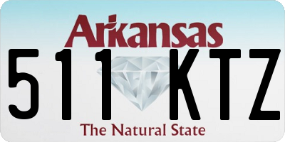 AR license plate 511KTZ