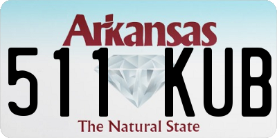 AR license plate 511KUB