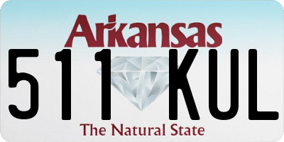 AR license plate 511KUL