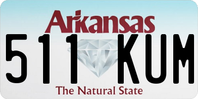 AR license plate 511KUM