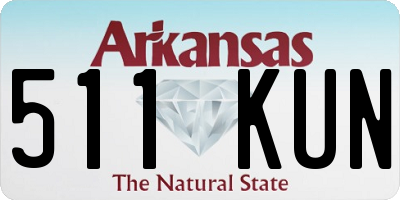 AR license plate 511KUN