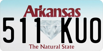 AR license plate 511KUO