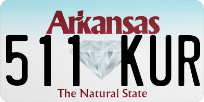 AR license plate 511KUR