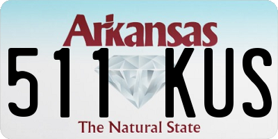 AR license plate 511KUS